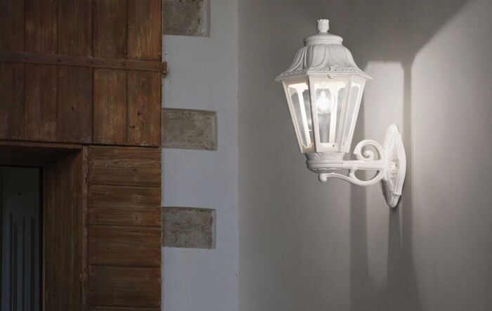 Anna AP1 Big Bianco Outdoor Wall Light-120423