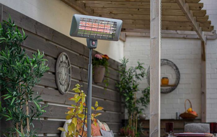 La Hacienda Standing Quartz Heater-69526