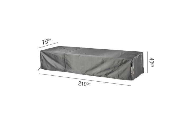 Loungebed AeroCover W210 x D75 x 40cm High-18-C-7964