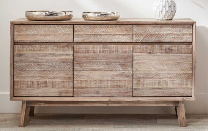 Pacific Lifestyle Kalmar Sand Wash Acacia Wood Sideboard-76-346