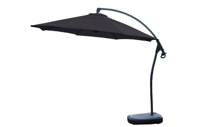 Bramblecrest Gloucester 3M Round Grey Parasol - includes FREE COVER-X20PP30R1