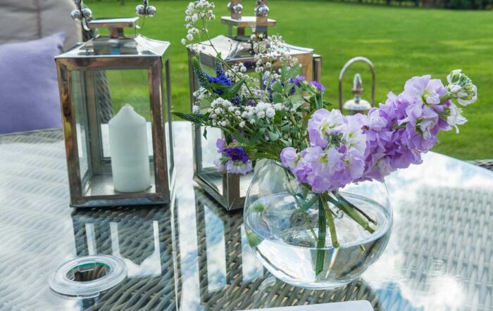 Maze Winchester 4 Seat Round Dining Set -KIT-WN-120-RO-VC