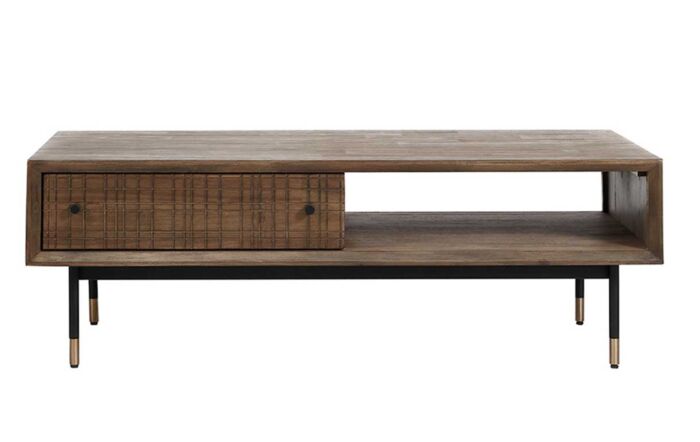 Pacific Lifestyle Arte Acacia Wood 2 Drawer Coffee Table-76-499