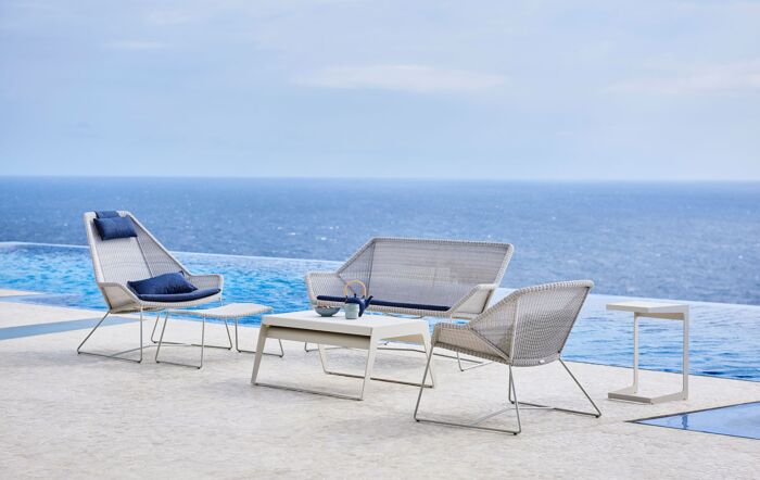 Cane-Line Breeze Sofa Set - Grey-Breeze Sofa Set-Grey