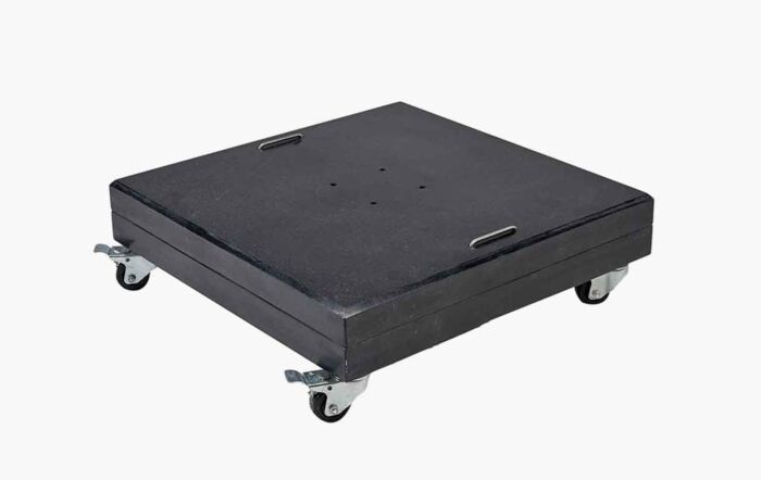 Pacific Lifestyle Modena Black Polished Granite 150KG Parasol Base-18-142