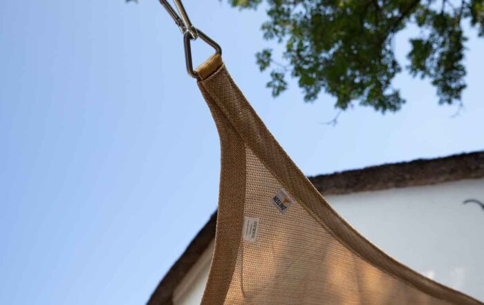 Pacific Lifestyle 5m Triangle Shade Sail Sand-18-N501-082-35