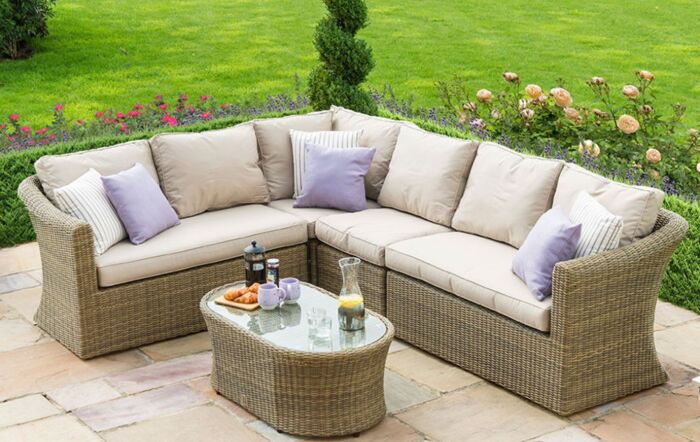 Winchester Large Garden Corner Sofa Set-WIN-203014