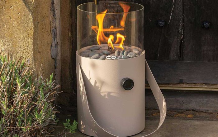 Pacific Lifestyle Cosiscoop Taupe Fire Lantern-SKU: 18-505-TA