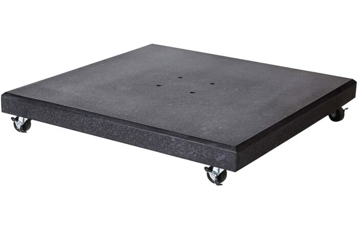 Pacific Lifestyle Polished Black Granite 90KG Wheeled Parasol Base