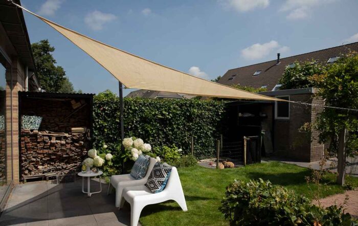 Shade Sail - 3.6m Triangle Off White