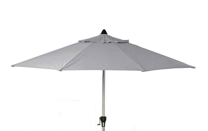 Maze 2.7m Round Parasol - Grey-QD101-2.7M/GREY