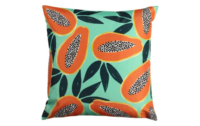 Furn. Papaya Outdoor Cushion - Aqua-Furn. Papaya Outdoor Cushion - Aqua