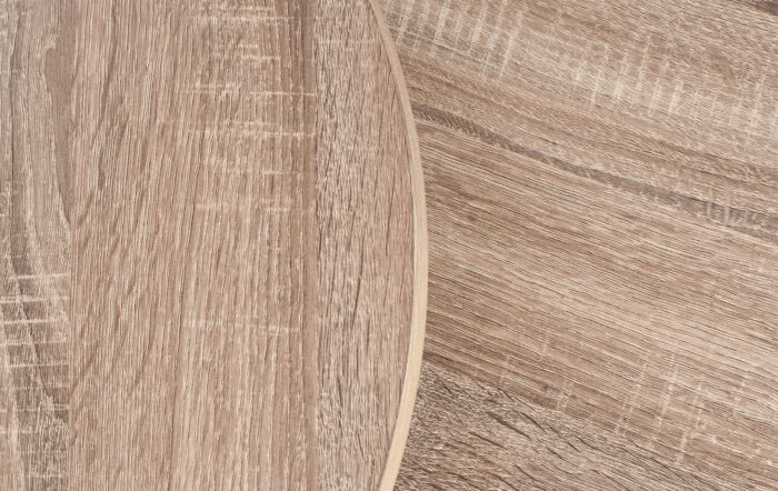 Pacific&#x20;Lifestyle&#x20;S&#x2F;2&#x20;Atri&#x20;Round&#x20;Side&#x20;Tables&#x20;-&#x20;Dark&#x20;Wood&#x20;and&#x20;Black&#x20;Metal-76-460&#x20;1