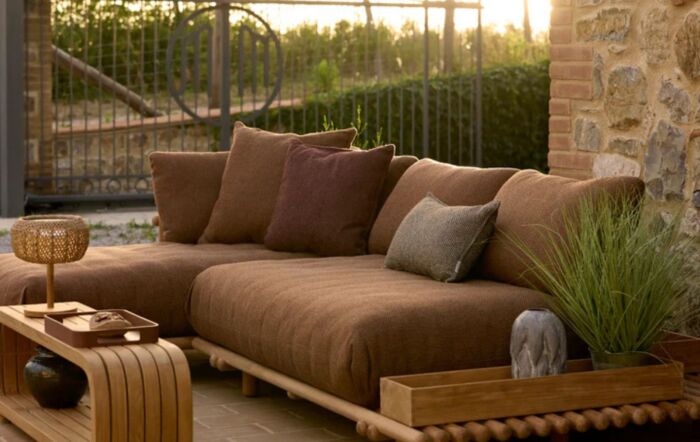 Cane-Line&#x20;Sticks&#x20;Platform&#x20;Teak&#x20;Corner&#x20;Sofa&#x20;-&#x20;Umber&#x20;Brown-F55820T-55820Y-55820B&#x20;1