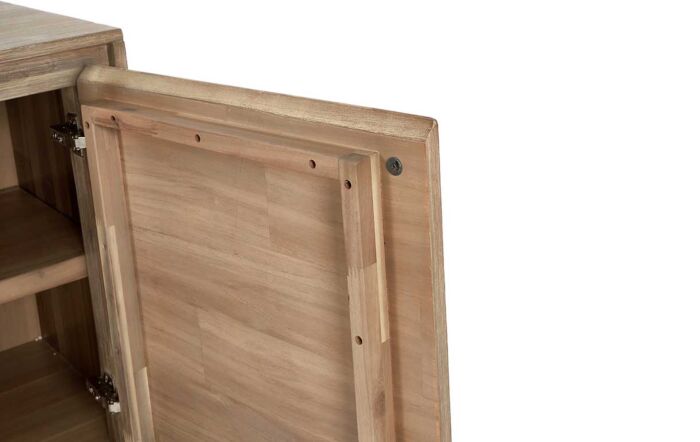 Pacific Lifestyle Marca Acacia Wood Three Door Sideboard-76-491-1