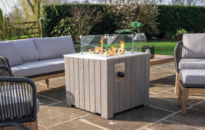 Pacific Lifestyle Cosicube 70cm Grey Wash Square Fire Pit -18-501-GY