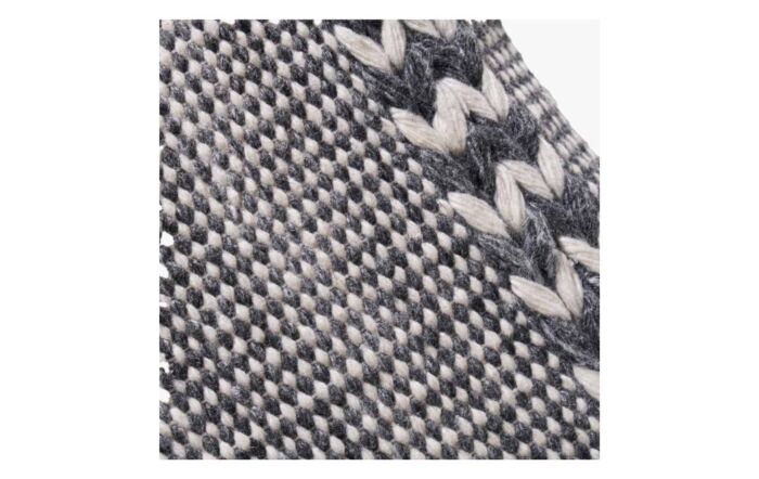 Pacific Lifestyle Plaited Stripe Indoor/Outdoor Scatter Cushion-18-712-GY-WH