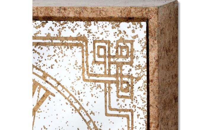 Hill&#x20;Interiors&#x20;Mirrored&#x20;Square&#x20;Framed&#x20;Wall&#x20;Clock&#x20;with&#x20;Moving&#x20;Mechanism-18571&#x20;1