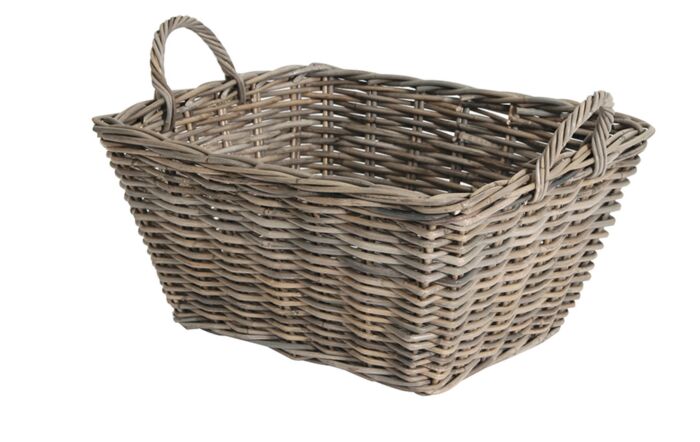 Pacific Lifestyle Bali Grey Kubu Rectangular Storage Basket-44-379-G