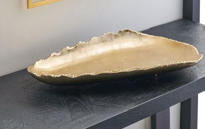 Pacific Lifestyle Champagne Gold Metal Decorative Platter-70-661