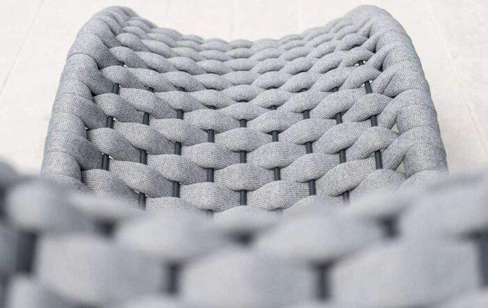 Alexander&#x20;Rose&#x20;Cordial&#x20;Luxe&#x20;Grey&#x20;Woven&#x20;Rope&#x20;Surf&#x20;Sunbed-7569LG&#x20;1