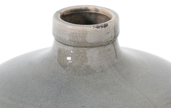 Hill&#x20;Interiors&#x20;Garda&#x20;Grey&#x20;Glazed&#x20;Chive&#x20;Vase-21767&#x20;1