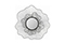 Petal Black Wall Mirror